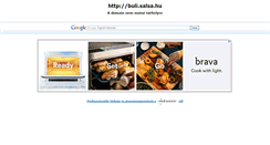 Desktop Screenshot of buli.salsa.hu